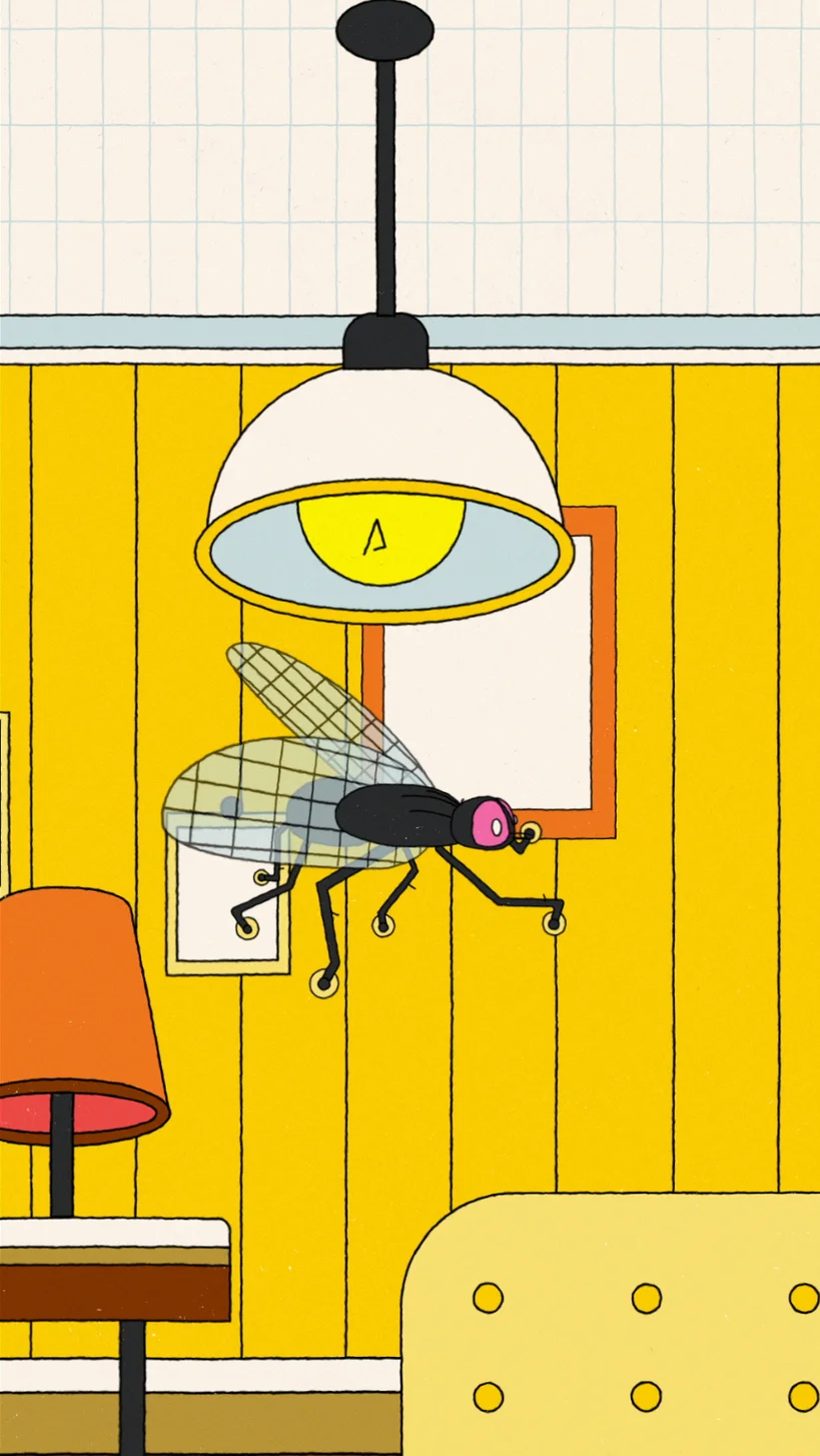 How Do Flies Land on the Ceiling? — still 5