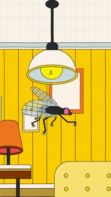 How Do Flies Land on the Ceiling? — still 9