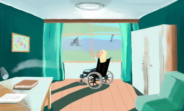 Cartoon about Nastya for the Predanie Foundation — still 9